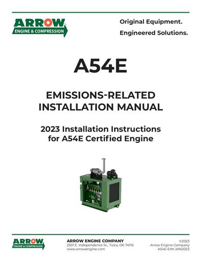 A54E Emissions Related Install Instructions