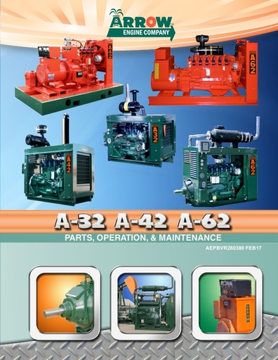 A-32, A-42, A-62 Parts, Operation & Maintenance Manual